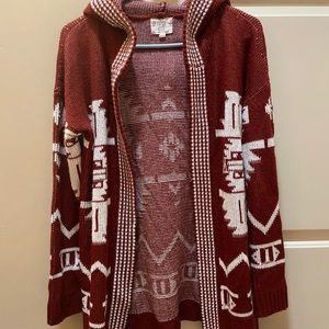 Super Cute Hooded Cardigan